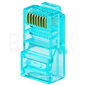 OEM UTP Clear Crystal Plug Cat5e Rj45 modular Plug